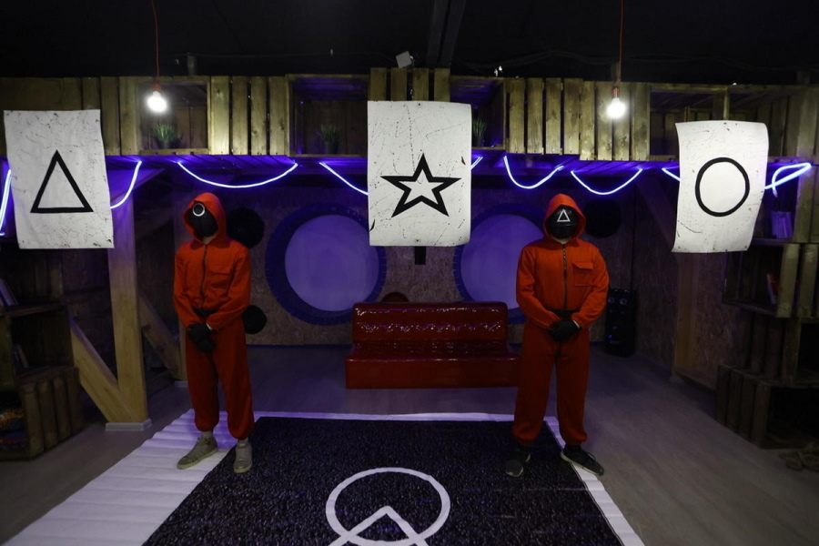 Квест в реальности Игра в кальмара от компании Черный кот Квест в реальности Игра в кальмара от компании Черный кот